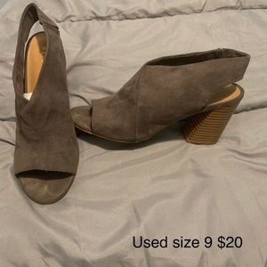 Suede shoes